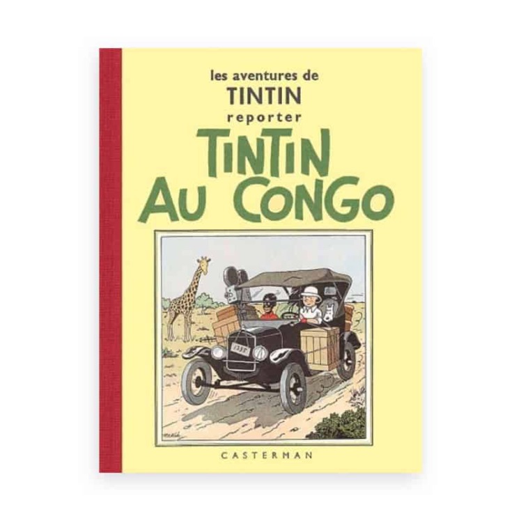 کتاب تن تن در کنگو tintin au congo facsimilé noir et blanc