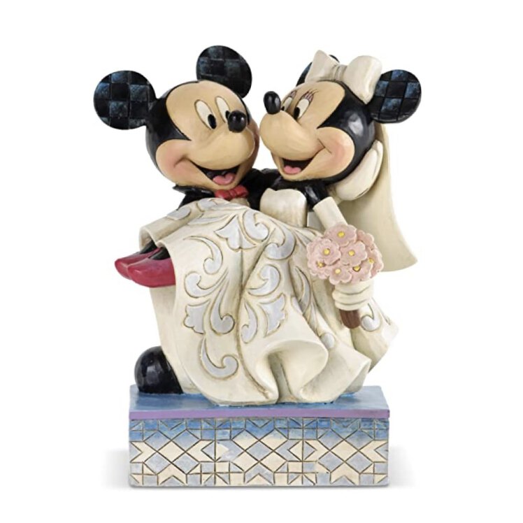 مجسمه میکی و مینی Mickey & Minnie Wedding Congratulations 