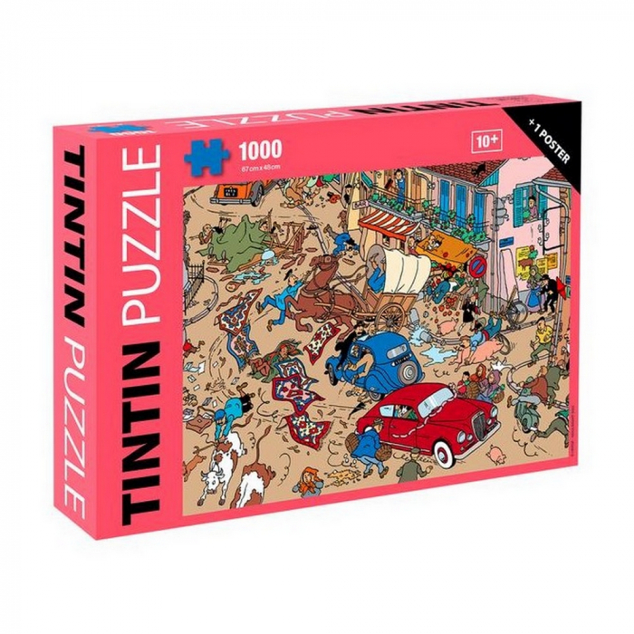 پازل تن تن Tintin puzzle, Accident on the square 81554