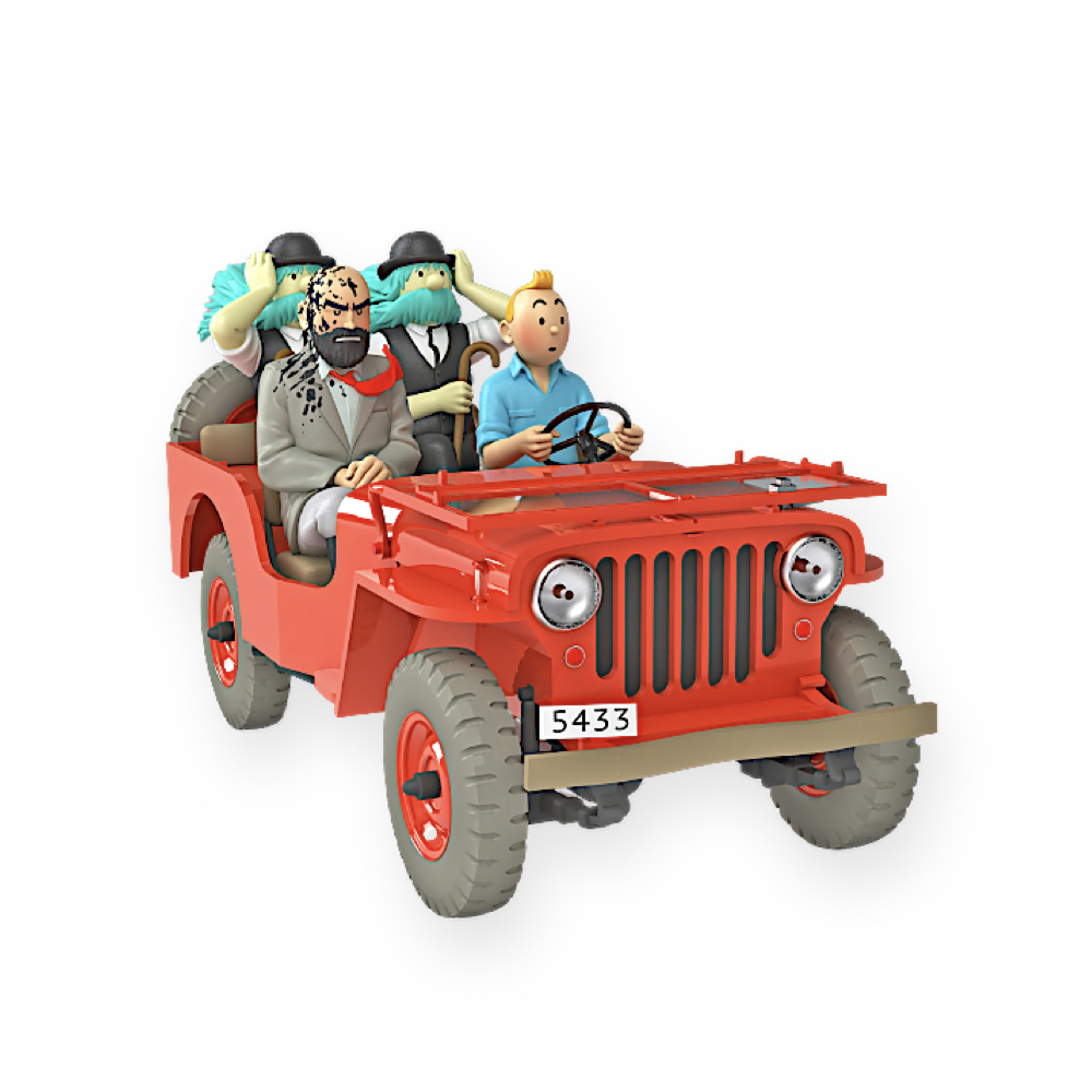  ماشین تن تن red willys jeep – bearded thompson’s 