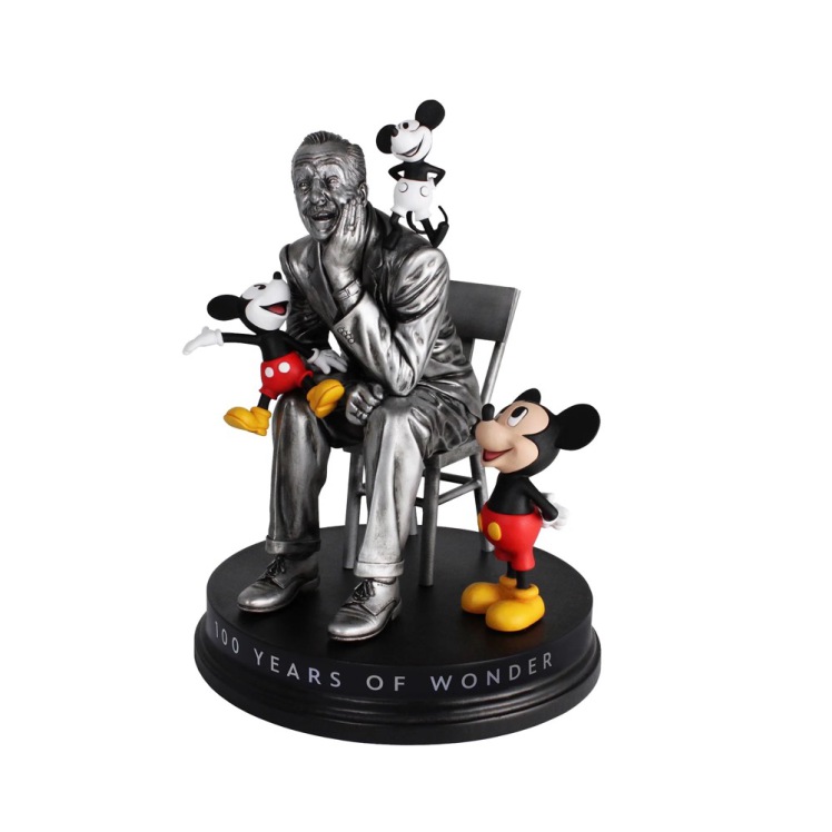 فیگور والت دیزنی و میکی موس D100 Walt with Mickey Mouse