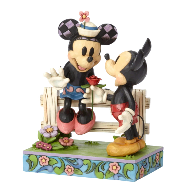  خرید مجسمه های دیزنی Mickey and Minnie by Fence 