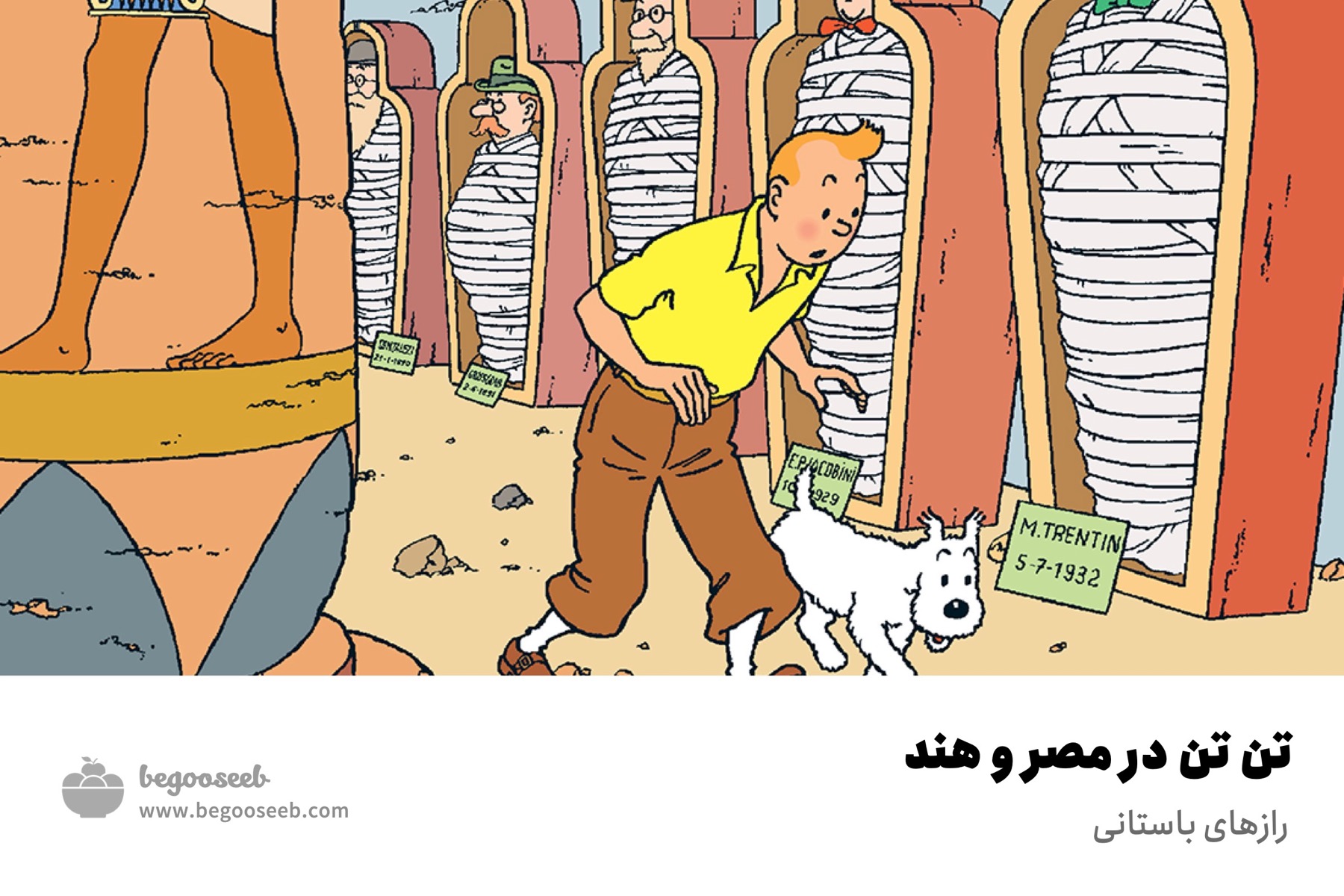 تن تن در مصر و هند