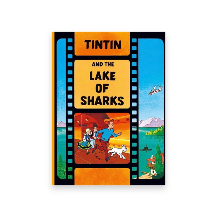 کتاب تن تن دریاچه کوسه ها کتاب تن تن و دریاچه کوسه ها Tintin and the lake of sharks