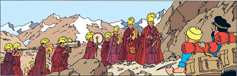 تن تن در تبت