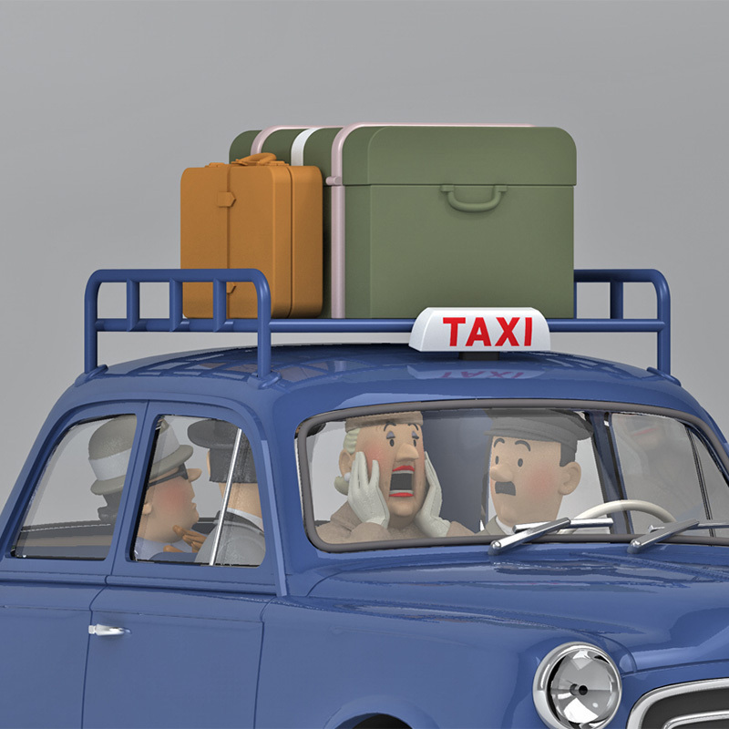  ماشین تن تن moulinsart taxi – 1/24 