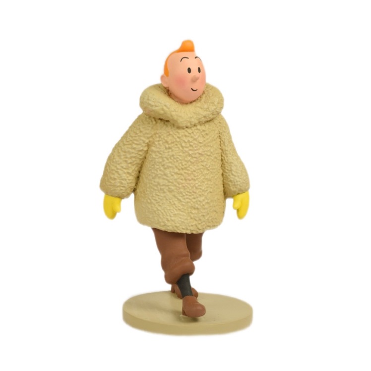 فیگور تن تن ستاره اسرار آمیز Tintin in fur coat