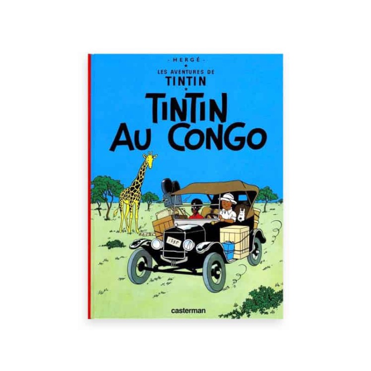 کتاب تن تن در کنگو فرانسوی Tintin au congo