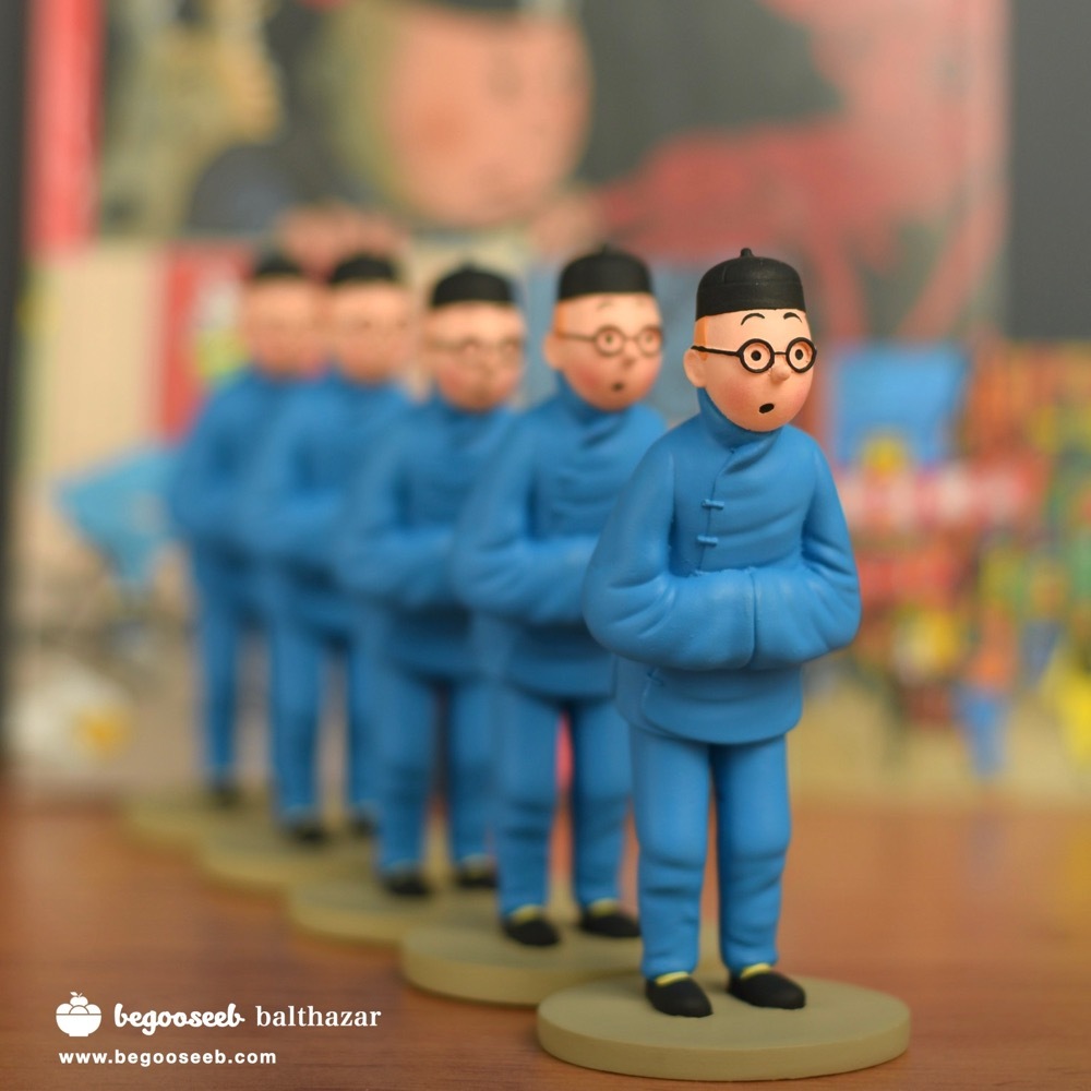  فیگور تن تن گل آبی tintin figure blue lotus 