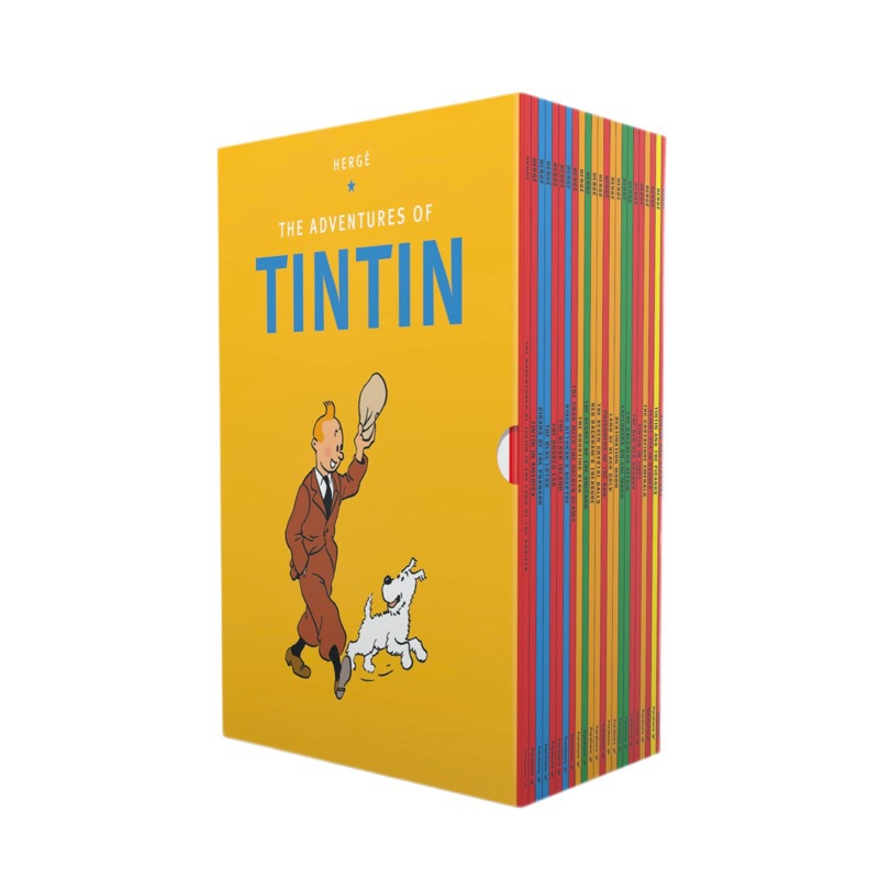  باکس زرد تن تن tintin books box set 