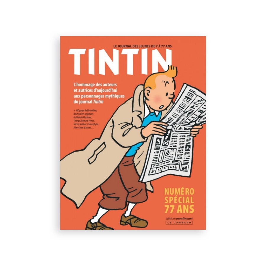  ژورنال تن تن نسخه شومیز Moulinsart Le Journal Tintin spécial 77 ans 