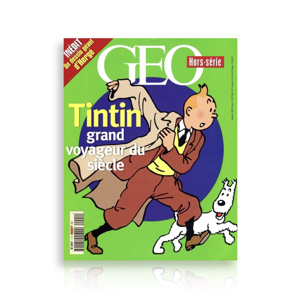  مجله تن تن GEO Tintin, grand voyageur du siècle 