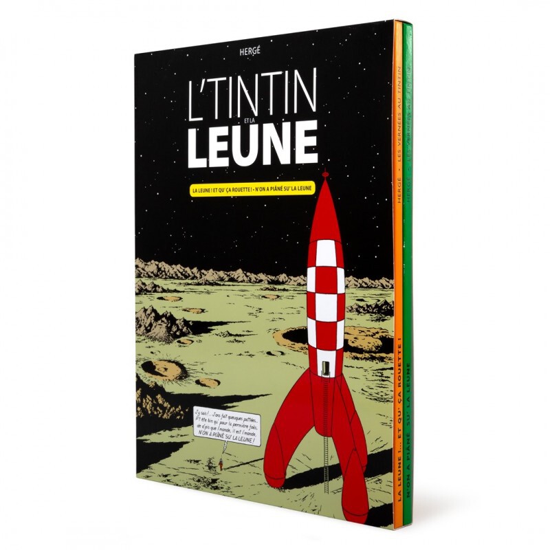  ست کتاب تن تن کره ماه Box Set L'Tintin et la Leune 