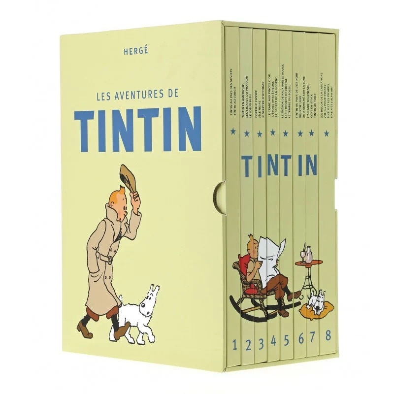  کتاب تن تن فرانسوی Tintin box set 77104 