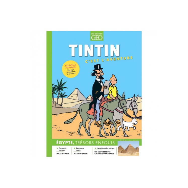 مجله تن تن GEO Tintin c'est l'aventure Égypte, trésors enfouis