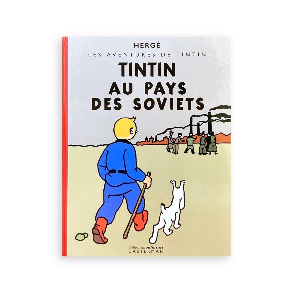  کتاب تن تن نسخه رنگی شوروی Tintin Colorized Land of the Soviets 