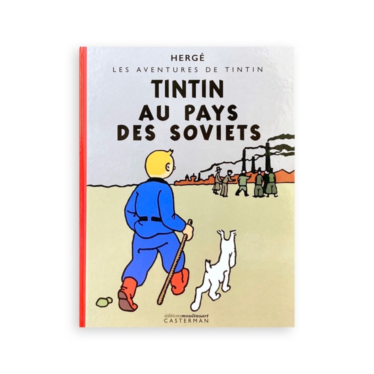 کتاب تن تن نسخه رنگی شوروی Tintin Colorized Land of the Soviets