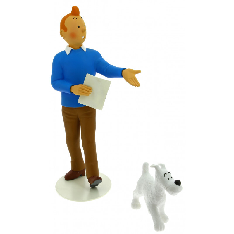  فیگور موزه خیالی تن تن و میلو Tintin & Snowy statue 