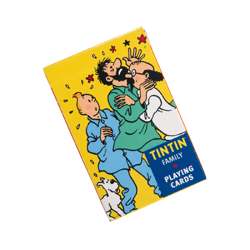  کارت بازی تن تن tintin playing cards character theme yellow pack 