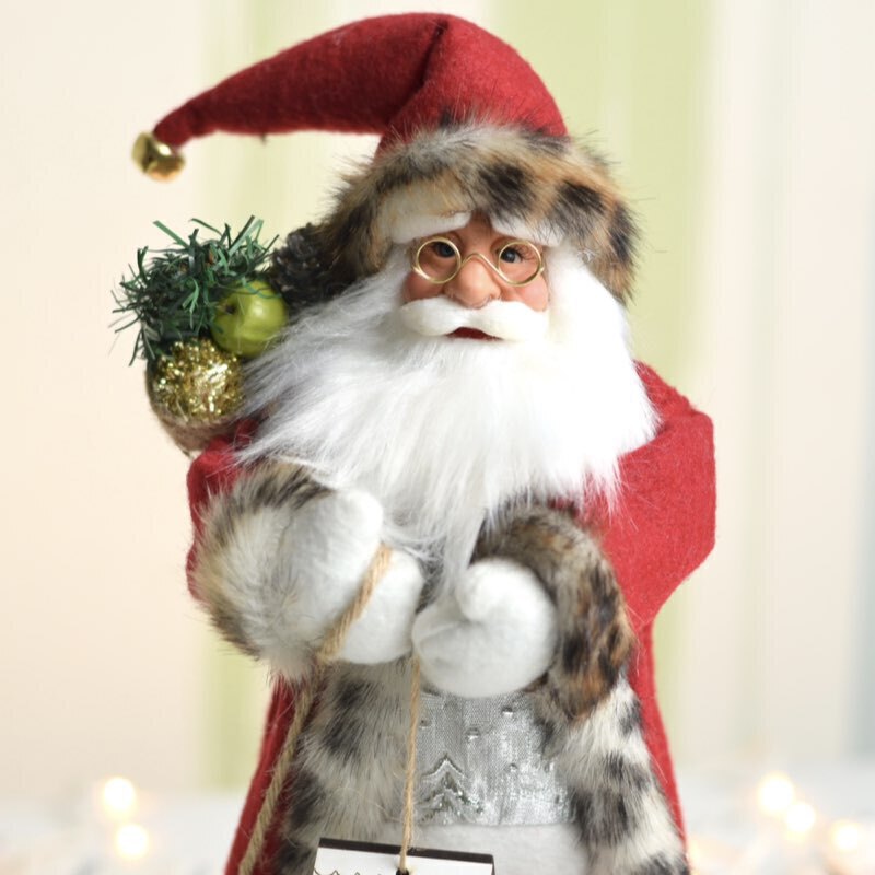  عروسک بابا نوئل با لباس پارچه ای 