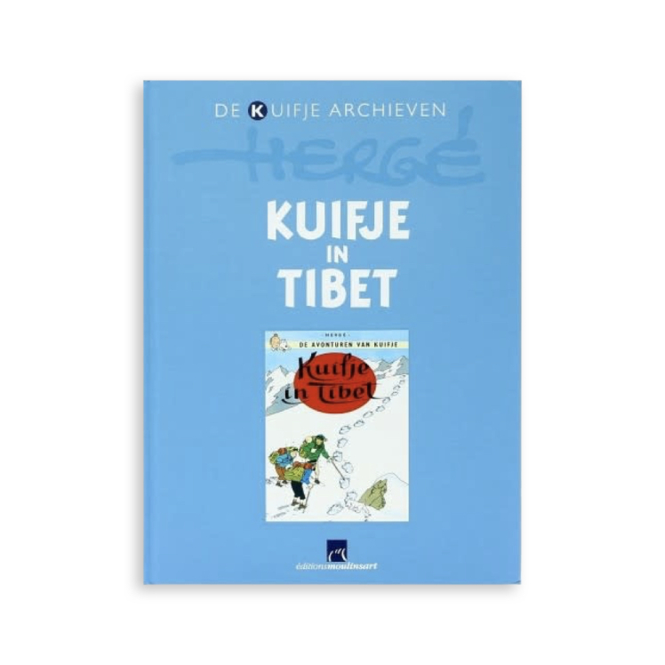 کتاب تن تن در تبت هلندی LIVRE ARCHIVE ATLAS KUIFJE IN TIBET