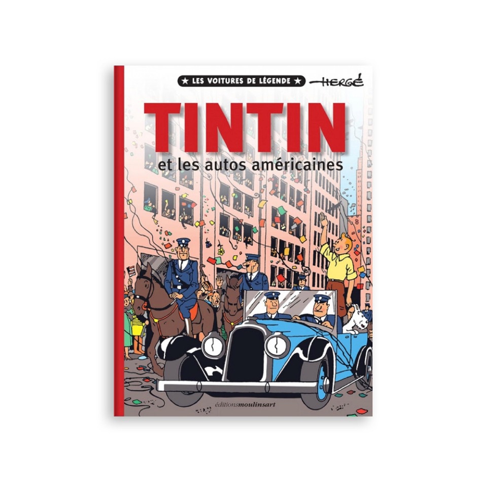  کتاب تن تن Tintin et les autos américaines 