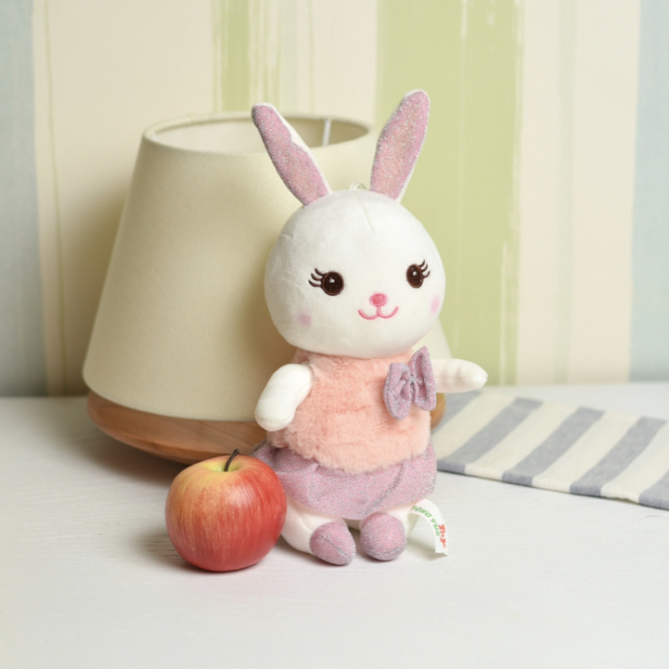 خرید عروسک خرگوش صورتی