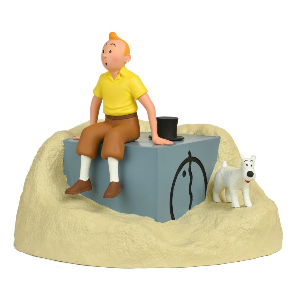  فیگور تن تن روی مقبره فرعون Tintin Sitting on The Tomb 