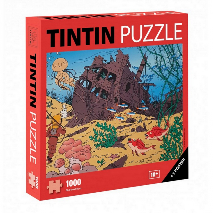  پازل تن تن Puzzle Wreck of the Unicorn 1000 pieces 
