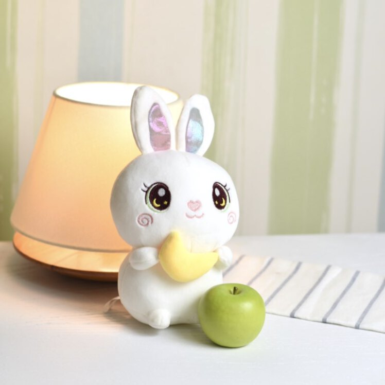 عروسک خرگوش سفید با ماه