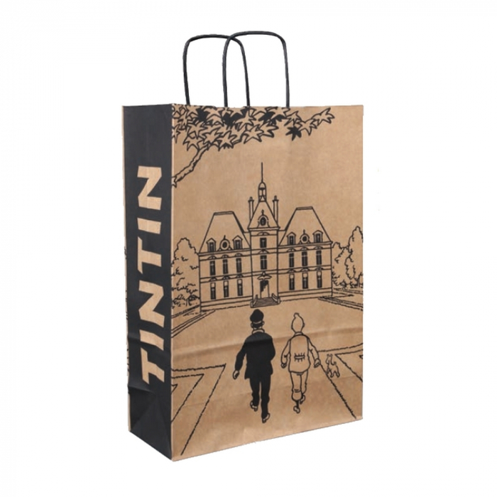 ساک کاغذی تن تن قصر مولینسارت Recycled paper bag Tintin Castle of Moulinsart