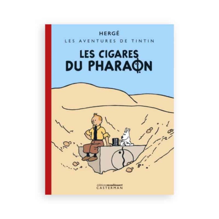 کتاب تن تن سیگارهای فرعون les cigares du pharaon originale colorisée