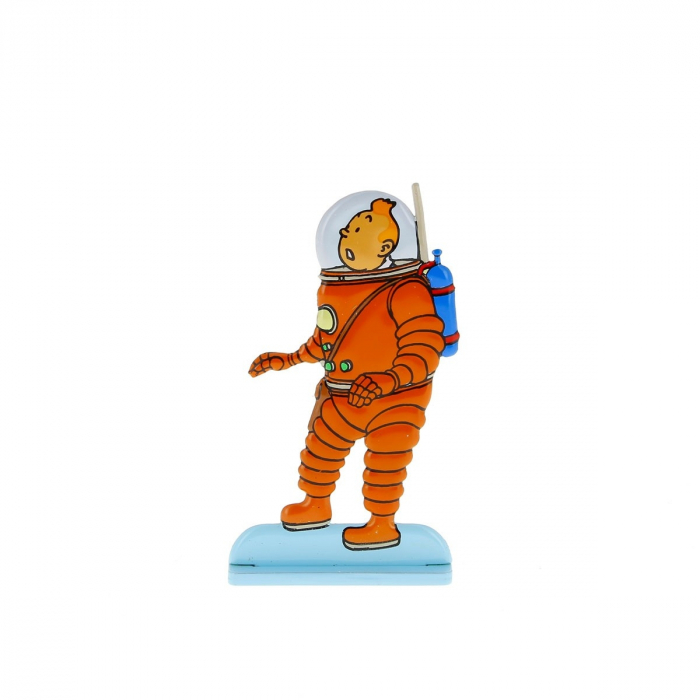 فیگور ۲ بعدی فلزی تن تن Tintin exploring the Moon 29208