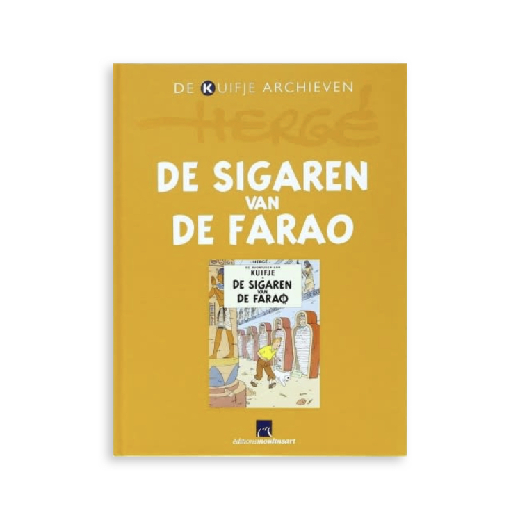 کتاب تن تن سیگارهای فرعون LIVRE ARCHIVE ATLAS DE CIGAREN VAN DE FARAO NL