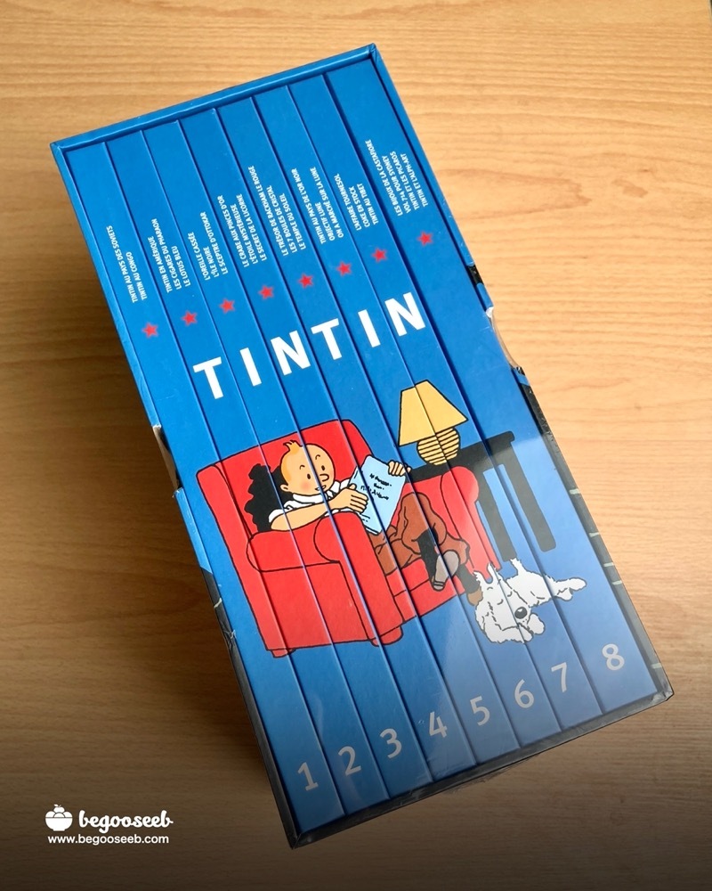  باکس کتاب تن تن tintin box 