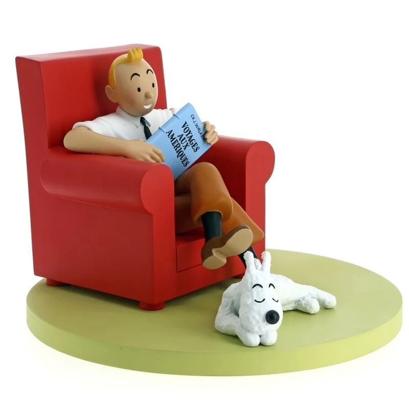  فیگور تن تن Tintin red armchair 46404 