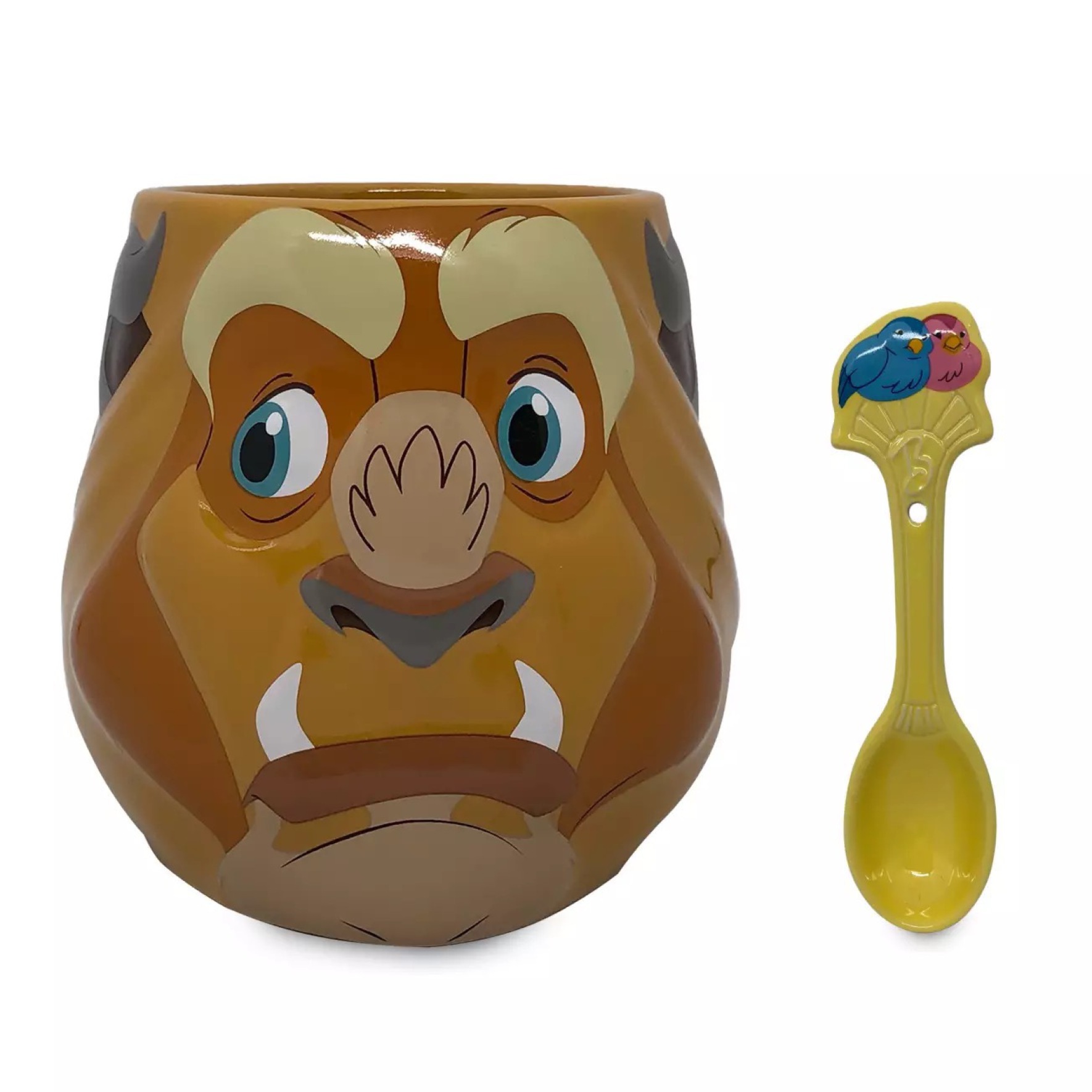 ماگ دیو Beast Cup and Spoon, Disney Store 
