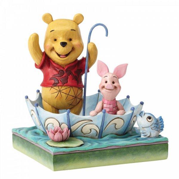  فیگور دیزنی پو و پیگلت Pooh and Piglet Sharing An Umbrella 