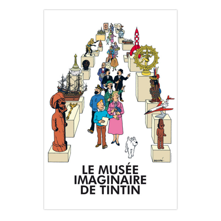 پوستر موزه خیالی تن تن le musée imaginaire de Tintin poster