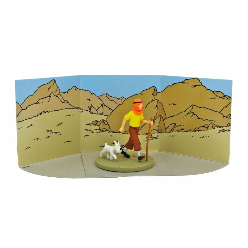  فیگور Tintin desert box scene 