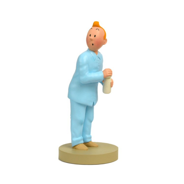 فیگور تن تن با لباس خواب Tintin in pyjamas