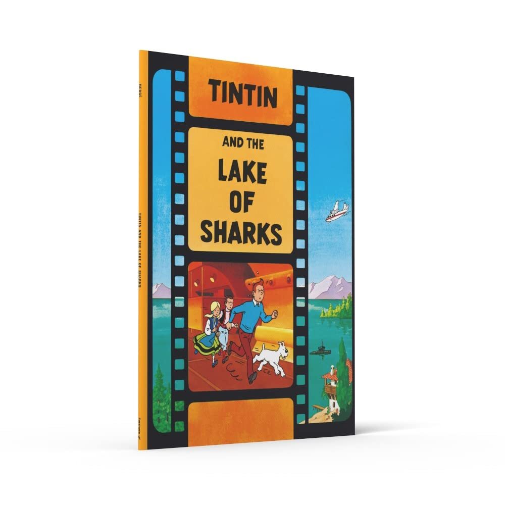 کتاب تن تن Tintin and the lake of sharks