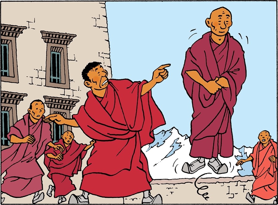 آذرخش مقدس در تن تن در تبت